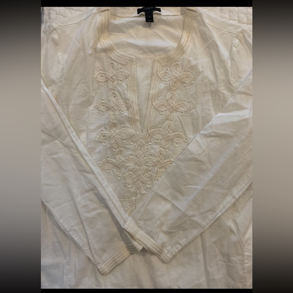 J. Crew Embroidered Top - Picture 3 of 5